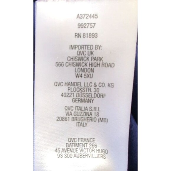 Susan Graver Women’s Size LARGE Navy Liquid Knit Keyhole Neck Dressy Festive Top - Picture 7 of 16